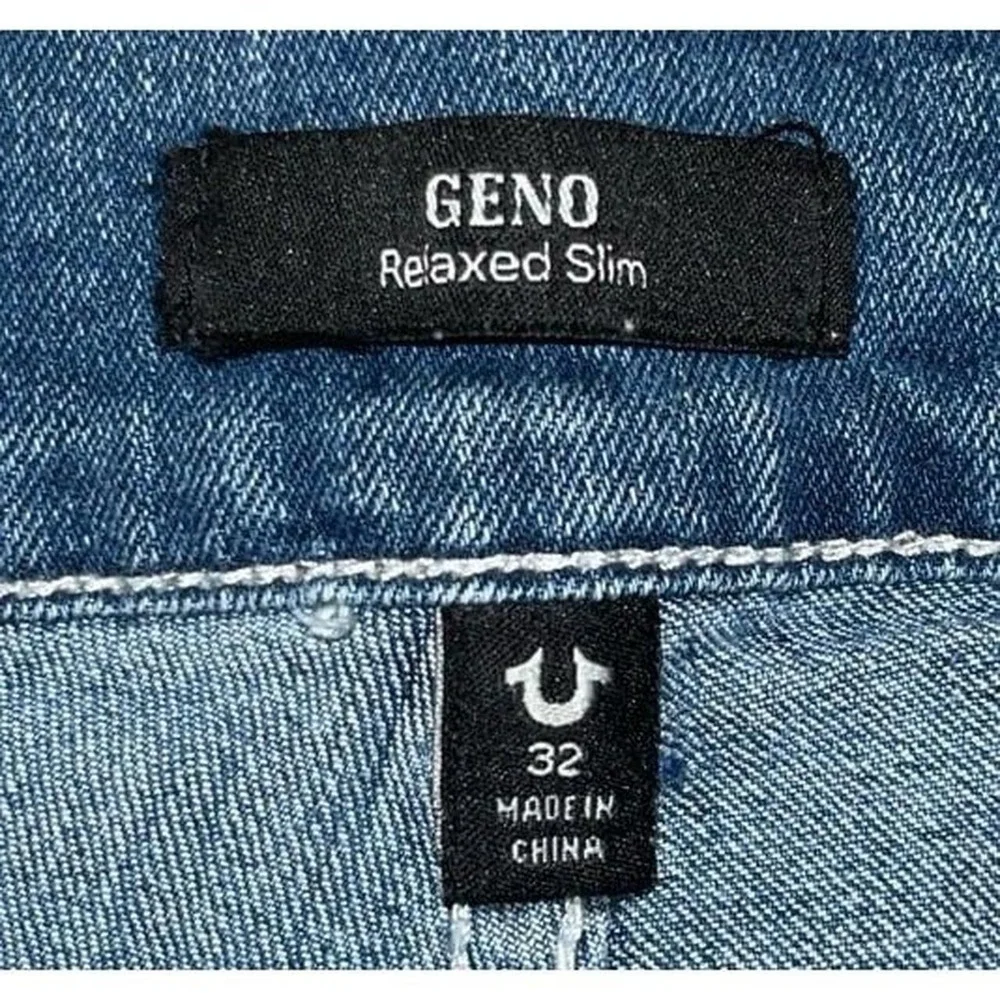 Mens True Religion Geno Slim Stretch Jeans